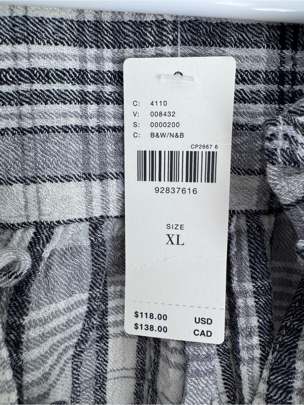 Anthropologie Pilcro Keira Collared Button-Front Blouse Plaid size XL NWT NEW - Picture 4 of 9